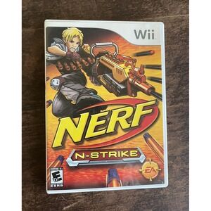 Nerf N-Strike - Nintendo Wii Game - 4 Player - Manual Case &‎ Game